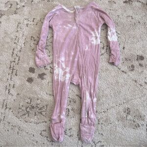 Tie Dye Bamboo Zipper Pajamas